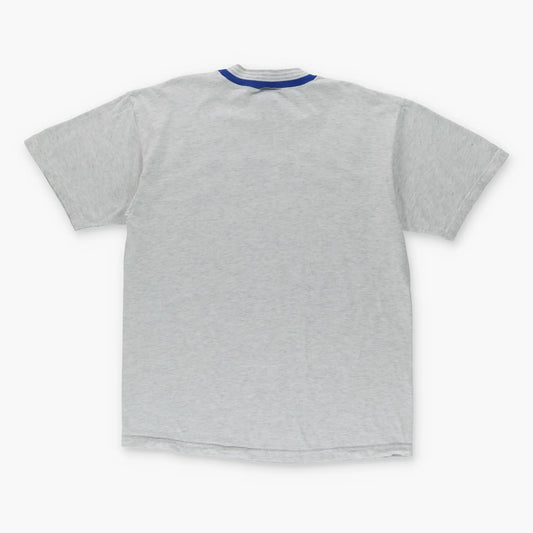 1992 DUKE UNIVERSITY Varsity Basketball Grey & Blue T-Shirt (M-L) - Vintage Sole Melbourne