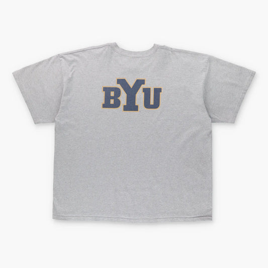 NIKE BYU Cougars Varsity Football Grey T-Shirt (XXL) - Vintage Sole Melbourne
