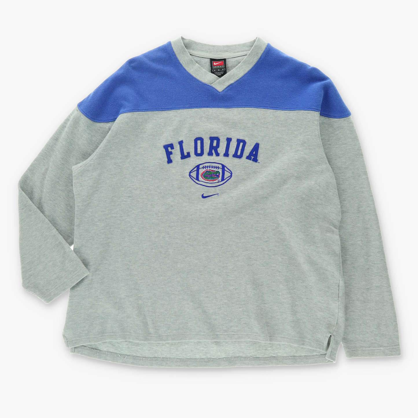 Florida Gators NIKE Centre Swoosh Logo Boxy Oversized Sweatshirt (XL)