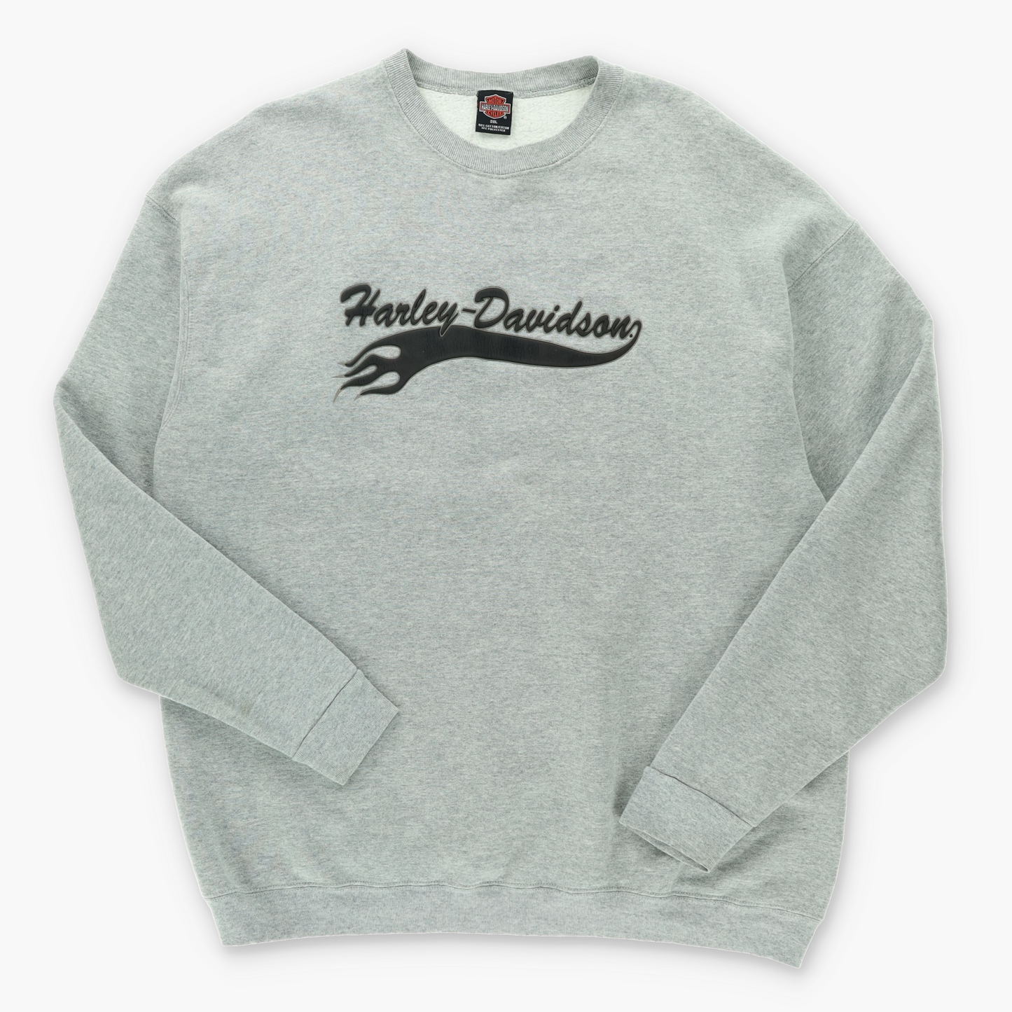 HARLEY DAVIDSON Puff Print Logo Mike's Double Sided Sweatshirt (XXXL)