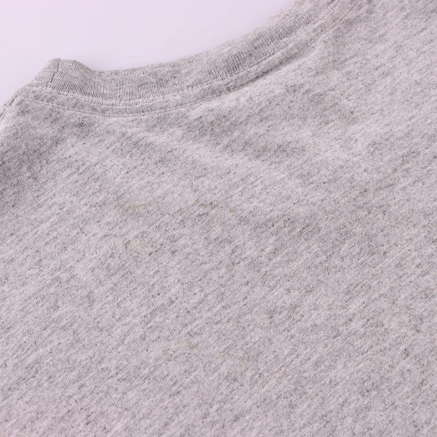 NIKE Yellow & Heather Grey Swoosh Logo Graphic Tee (XL) Vintage Sole Melbourne