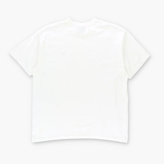 NIKE Embroidered Swoosh Logo Classic Black & White Tee (S-M) Vintage Sole Melbourne