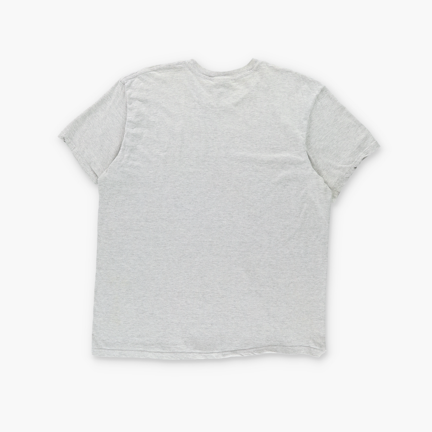 NIKE Classic Grey & White Embroidered Swoosh Logo Tee (XL-XXL)