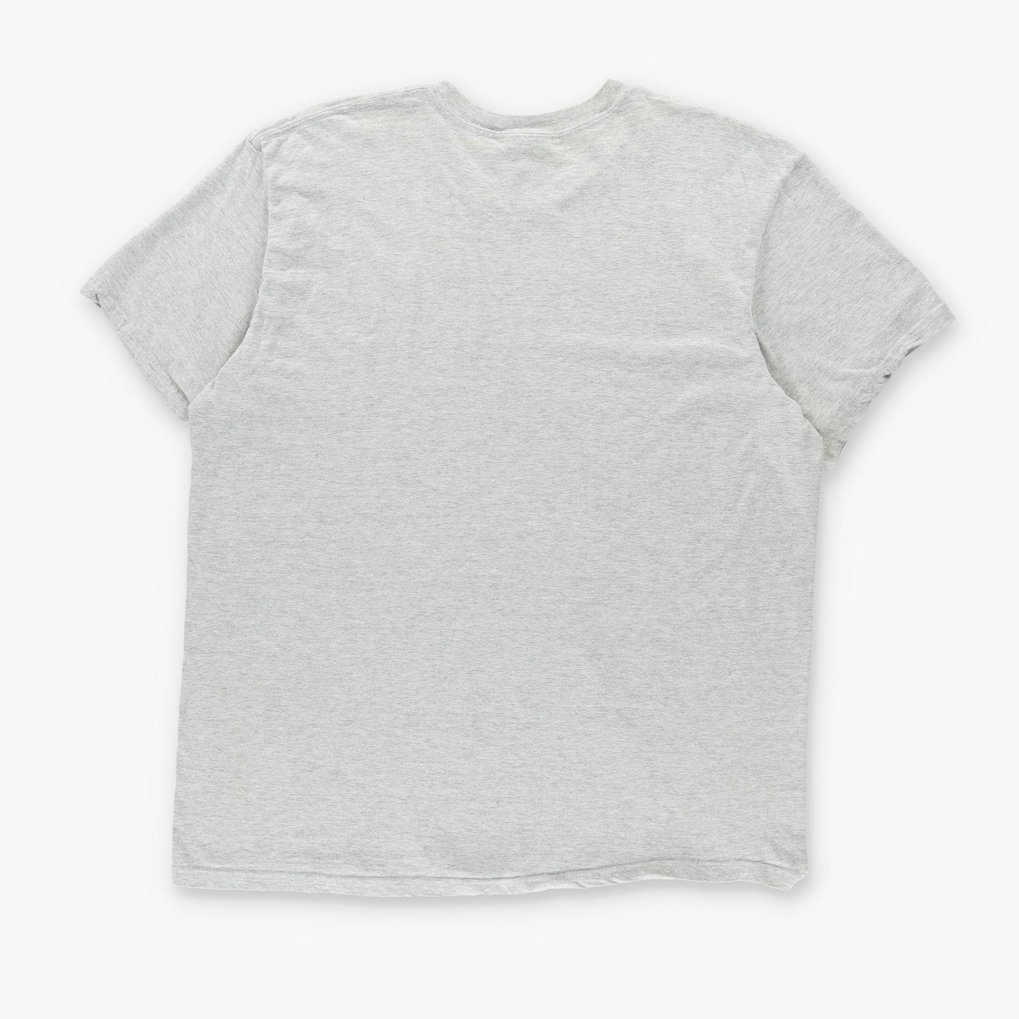 NIKE Classic Grey & White Embroidered Swoosh Logo Tee (XL-XXL)