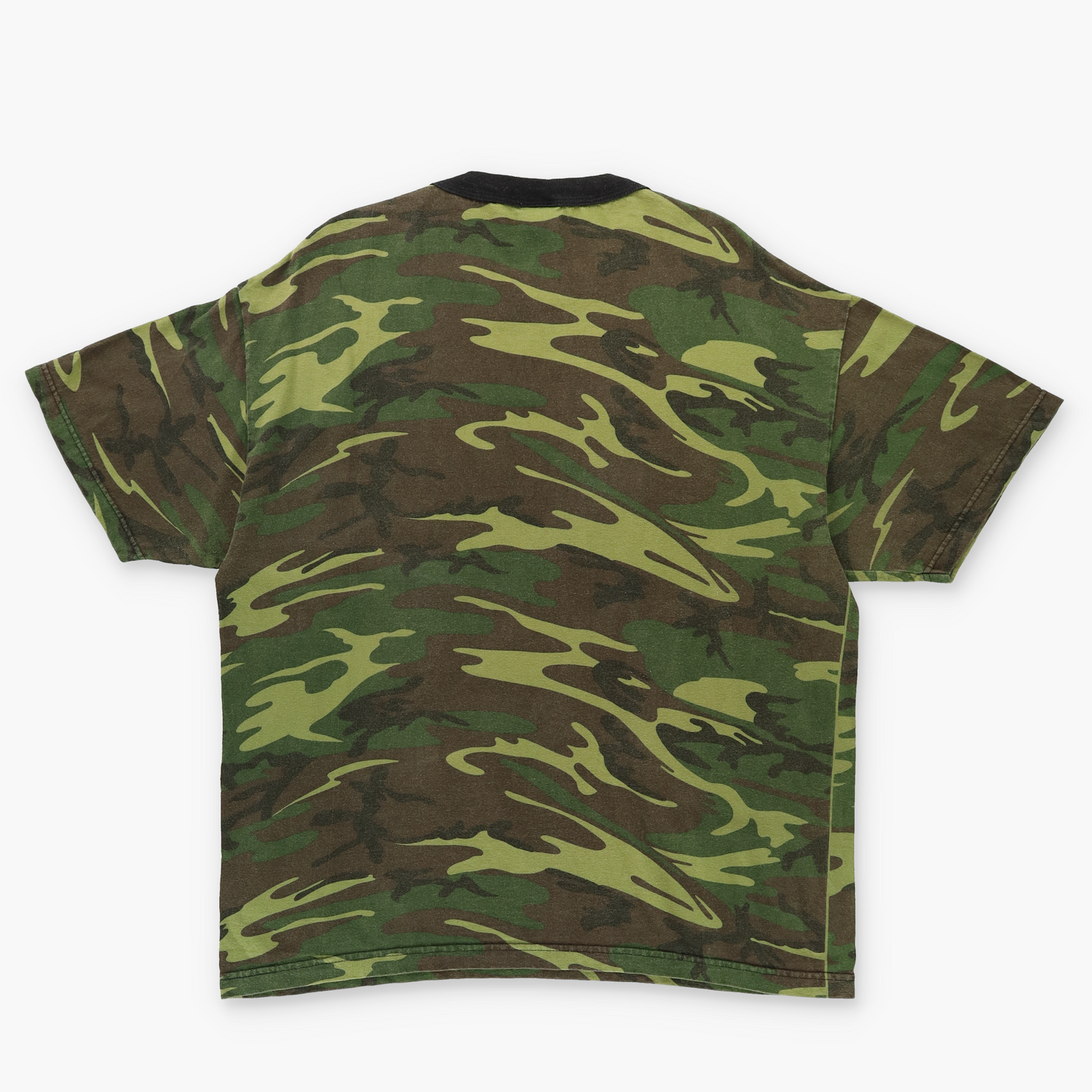 JOHN DEERE Y2K Camo Print Cotton T-Shirt (L-XL)