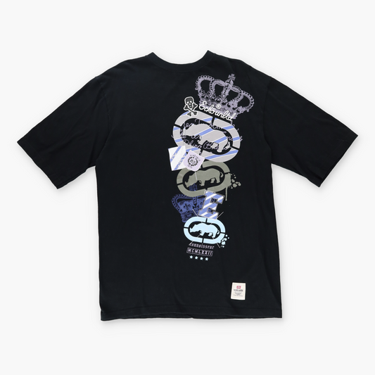 ECKO UNTITLED Y2K Punk Rhino Graphic T-Shirt (M-L)