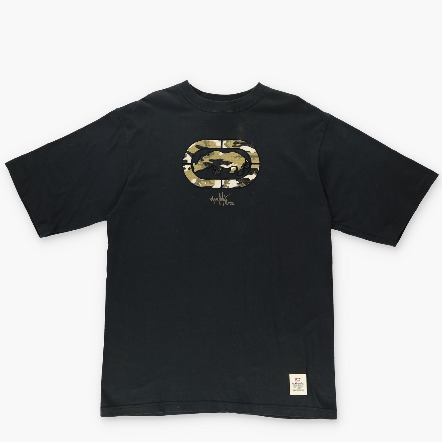 ECKO UNTITLED Camo Rhino Embroidered Graphic T-Shirt (XL)