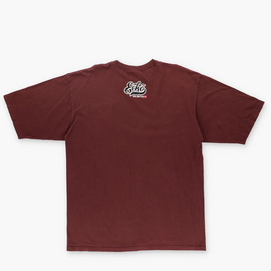 ECKO UNLIMITED Rubber Print Logo Brown Oversized T-Shirt (XL-XXL) Vintage Sole Melbourne