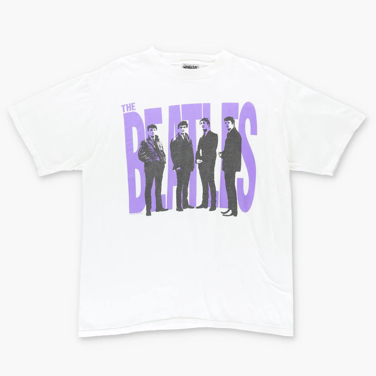 The Beatles 1995 Large Print Band Single Stitch T-Shirt (M) Vintage Sole Melbourne