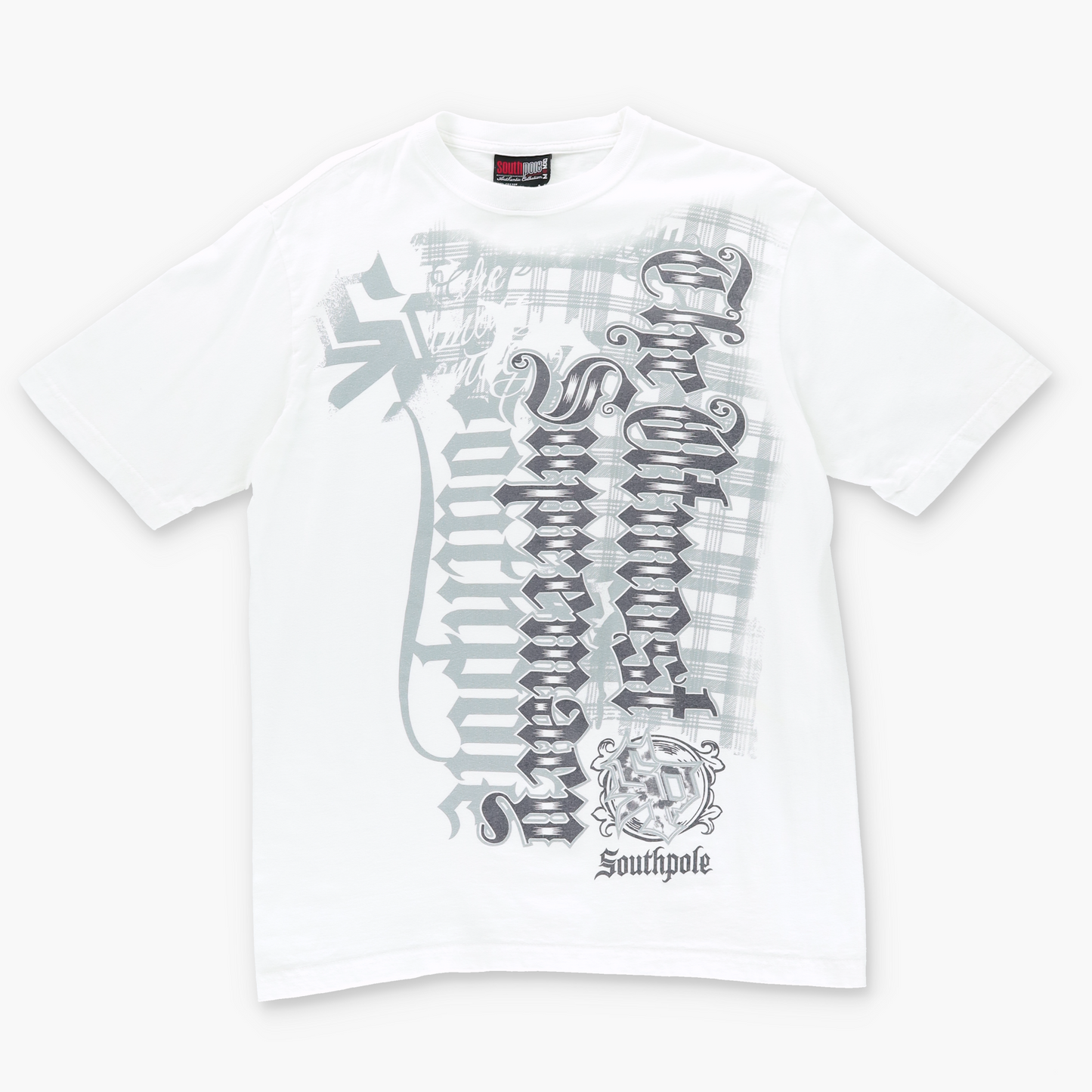 SOUTHPOLE 'The Utmost Supremacy' Punk Graphic Y2K T-Shirt (L)