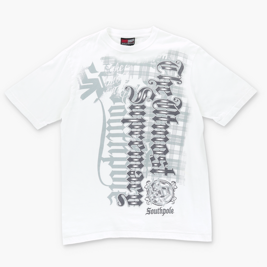 SOUTHPOLE 'The Utmost Supremacy' Punk Graphic Y2K T-Shirt (L)
