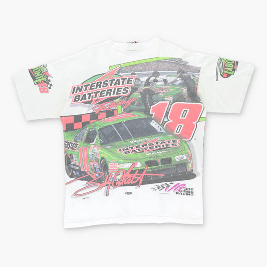 NASCAR 90s Bobby Labonte #18 All Over Print T-Shirt (L-XL) Vintage Sole Melbourne