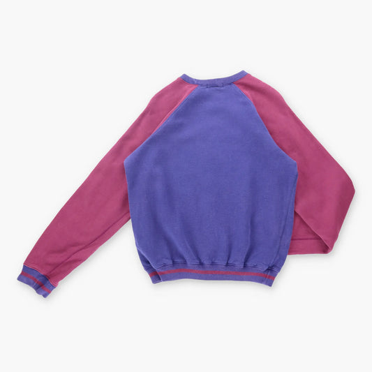Vintage POLO RALPH LAUREN Maroon & Navy Embroidered Sweatshirt (XS-S) Vintage Sole Melbourne