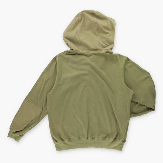 Vintage POLO RALPH LAUREN Military Hooded Khaki Green Sweatshirt (L) Vintage Sole Melbourne