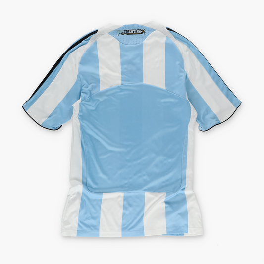 Argentina 2007-2009 ADIDAS Home Soccer Jersey (S)