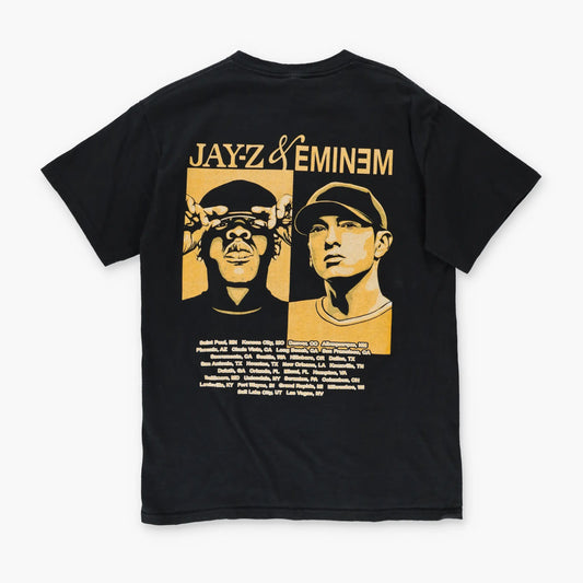 Eminem & Jay-Z 'Home and Home' Tour Front Back T-Shirt (M) Vintage Sole Melbourne