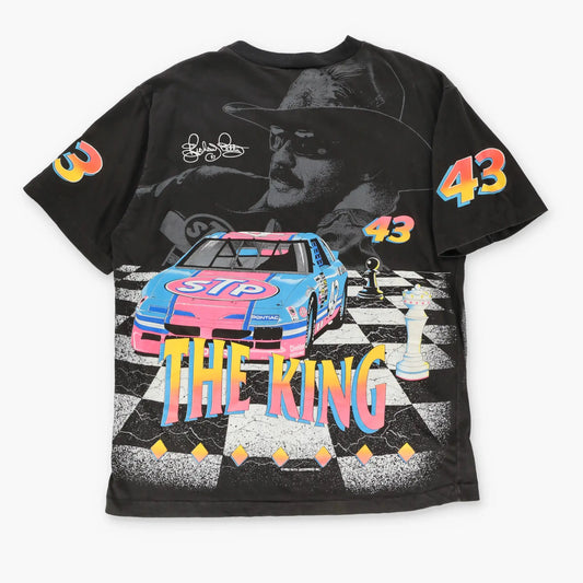 Vintage 1992 NASCAR Richard Petty #43 The King Chess All Over T-Shirt (XL) Vintage Sole Melbourne