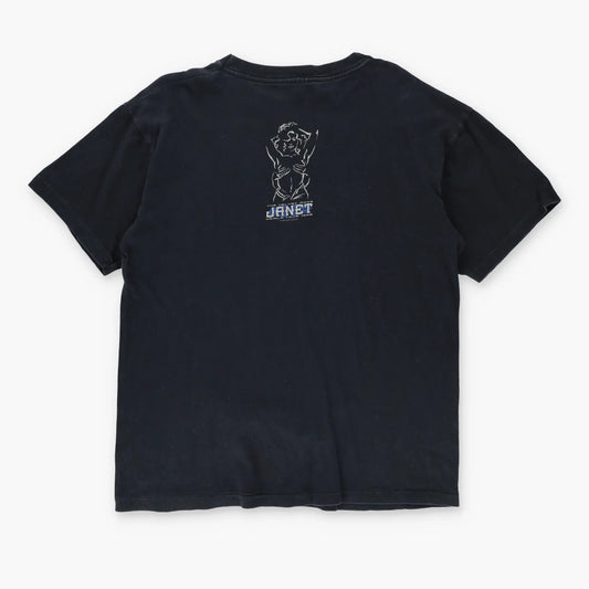 Vintage 1998 JANET JACKSON The Velvet Rope Tour Single Stitch Tee (L) Vintage Sole Melbourne
