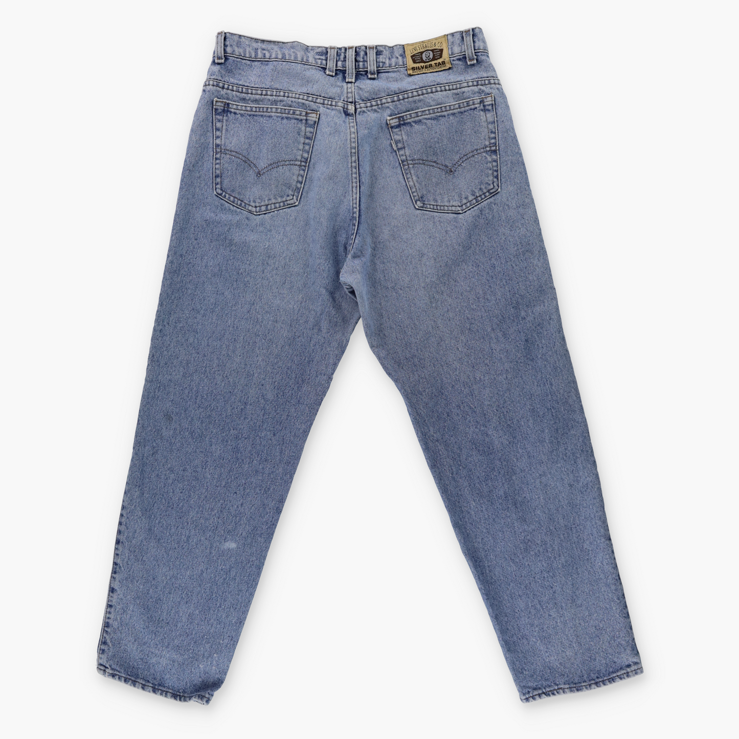 LEVI'S X SILVER TAB USA Made Light Wash Blue Jeans (38x30)
