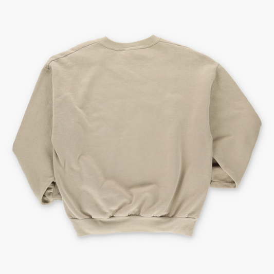 Vintage Mastiff Dog Pawprint Description 50/50 USA Made Brown Sweatshirt (L)