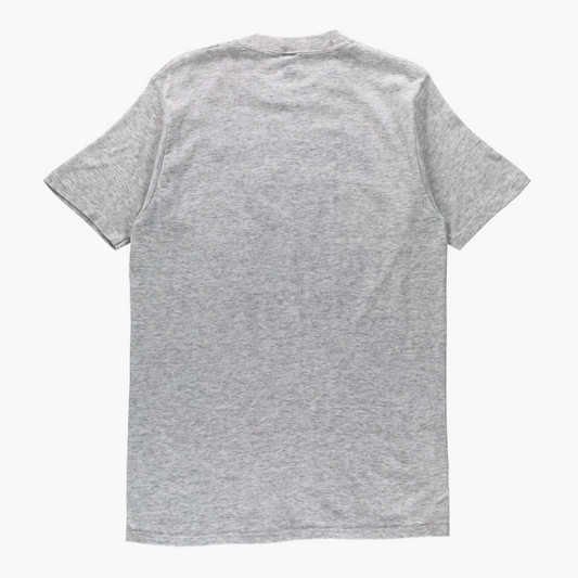 Vintage 80s Kentucky Wildcats Light Heather Grey College Basketball Tee USA Made (M TALL)