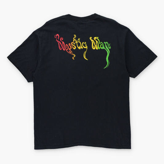 Bob Marley 'Mystic Man' USA Made JAMAICAN STYLE Double Sided T-Shirt (L)