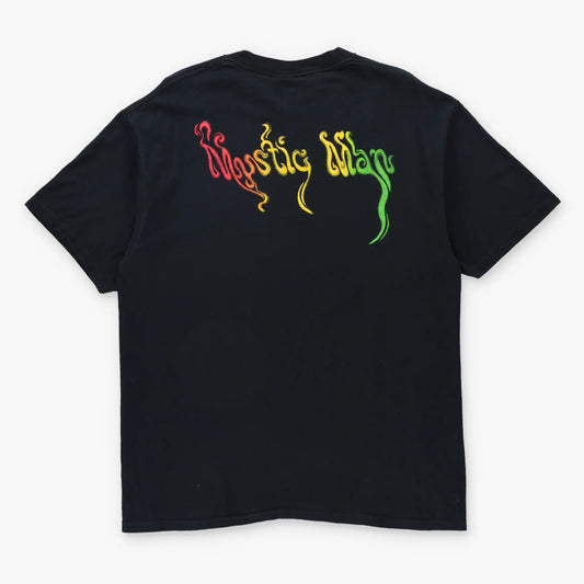 Bob Marley 'Mystic Man' USA Made JAMAICAN STYLE Double Sided T-Shirt (L) - Vintage Sole Melbourne