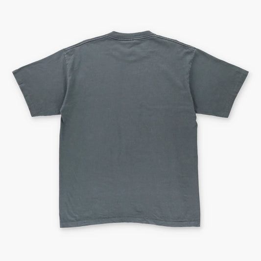 Vintage Political Liberal USA Made Single Stitch Grey Tee (L)