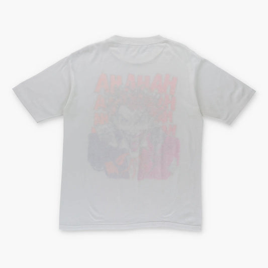 Vintage JOKER 'Ha Ha' Fluro DC COMICS Batman White Tee (L)