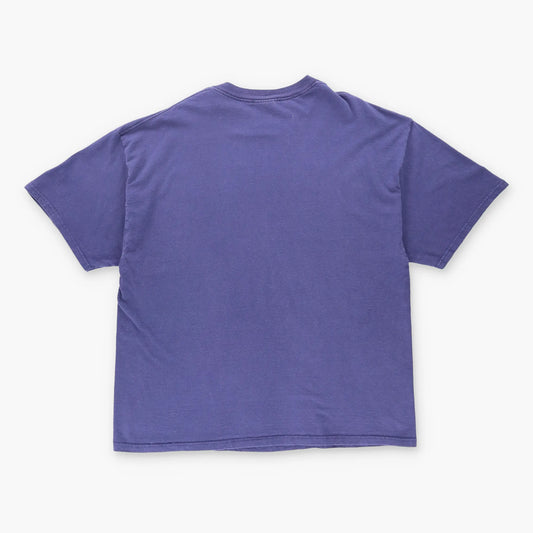 Vintage NIKE Spell Out Logo 'Established 1972' Purple T-Shirt (XXL)*Aubs Vintage Sole Melbourne