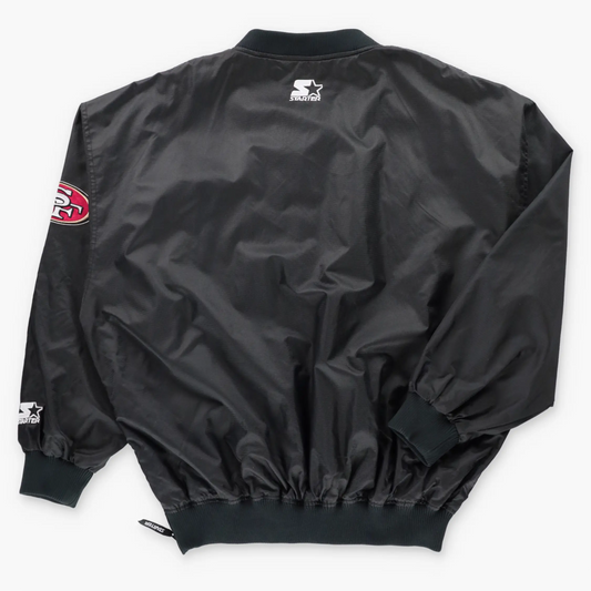 Vintage STARTER San Francisco 49ers NFL V-Neck Windbreaker Pull Over (XL-XXL) ***COCO Vintage Sole Melbourne