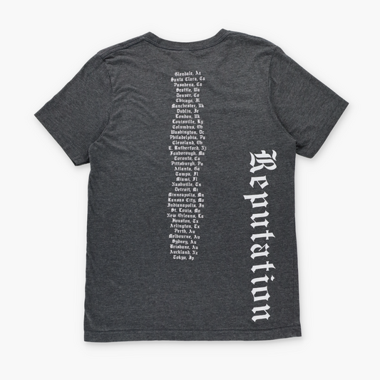Taylor Swift 'Reputation' Stadium Tour Heather Grey Tee (M)