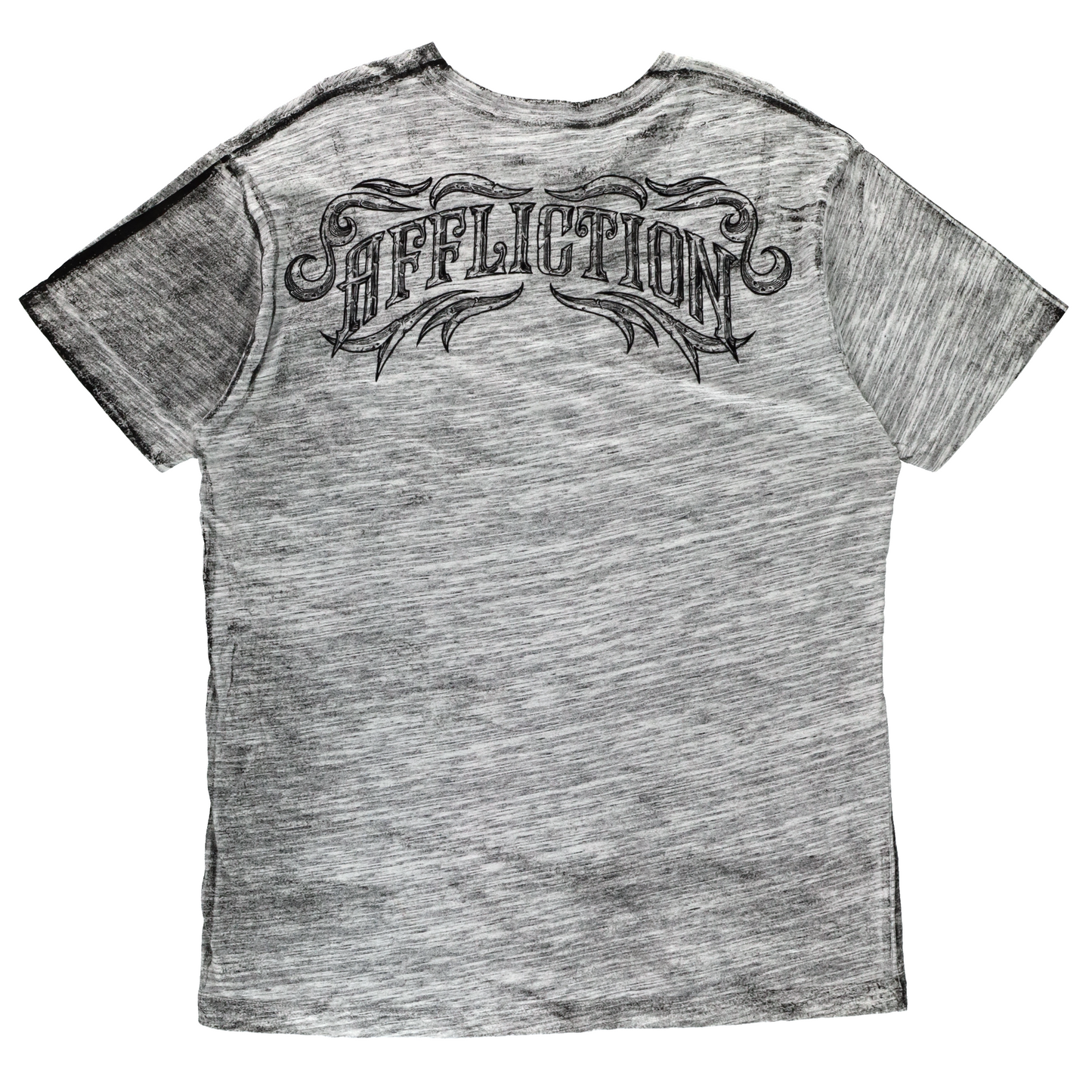 AFFLICTION Double Sided Velvet Detailing Y2K Style TShirt (XL)