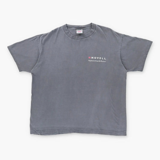 Vintage Tech Novell NetWare 4.x Software Faded USA Made Tee (XL) *Aubany Vintage Sole Melbourne