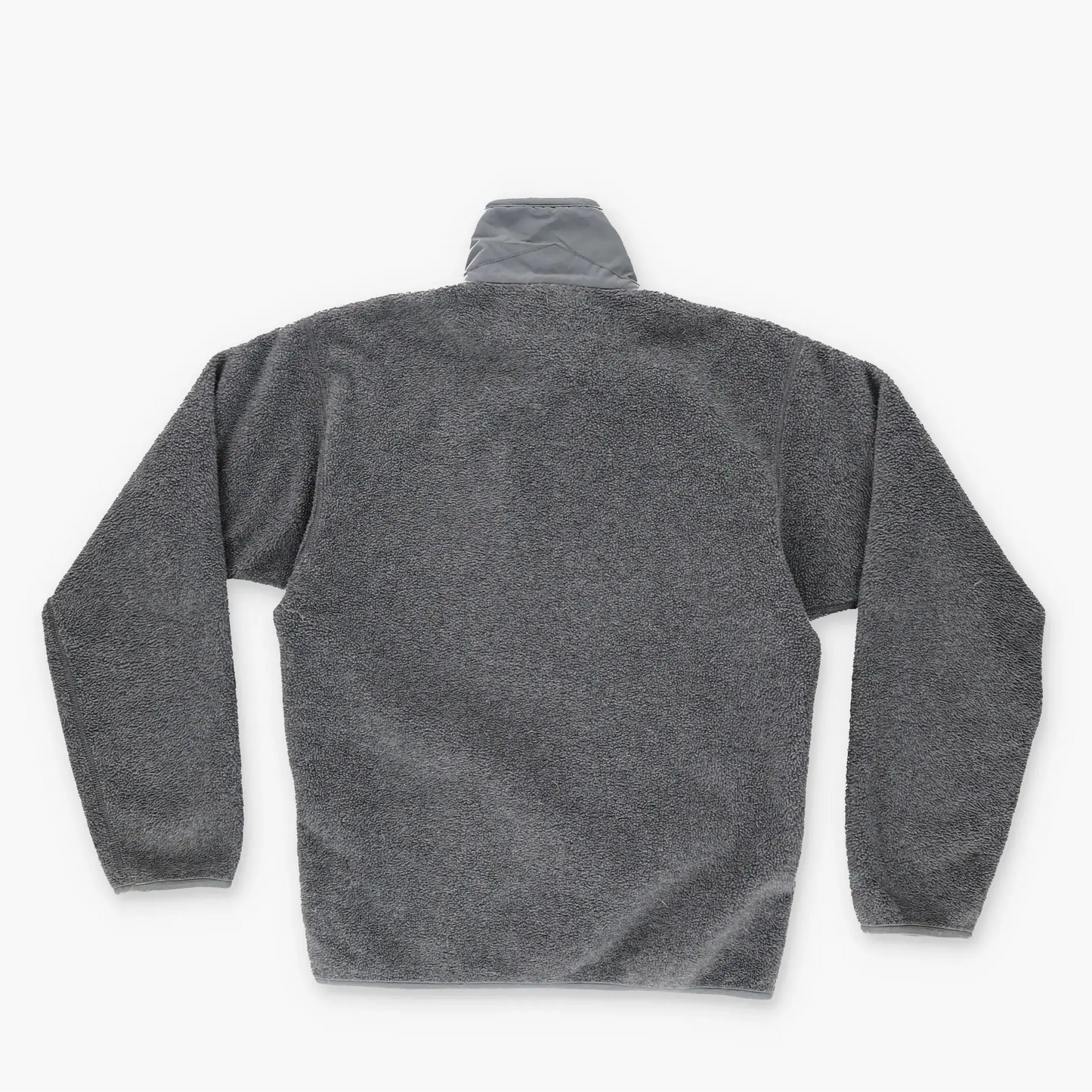 PATAGONIA 'USA Made' Vintage 1 Pocket Grey Zip-Up Fleece Jacket (S) Vintage Sole Melbourne