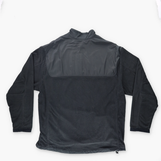 NIKE Vintage Embroidered Swoosh 1/4 Zip Fleece Sweatshirt Pullover (XXL)