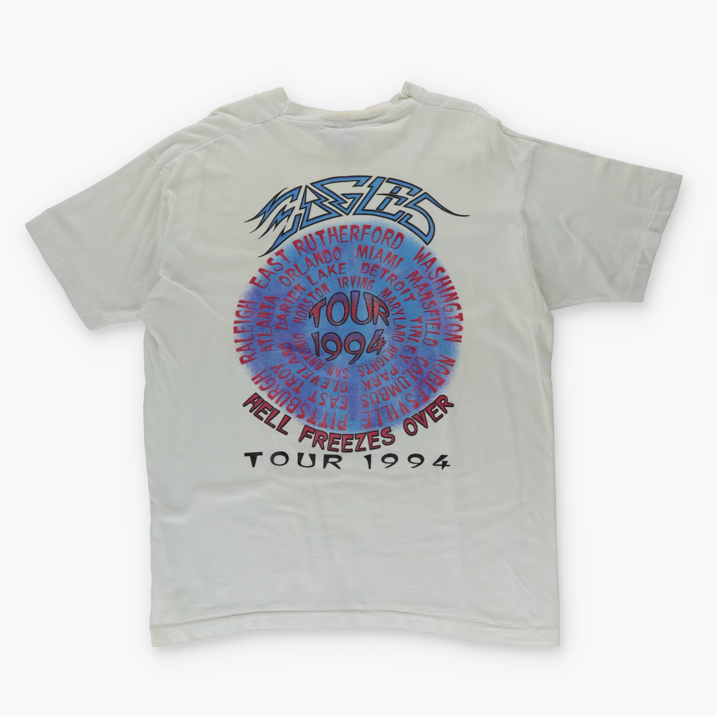 Eagles 1994 'When Hell Freezes Over' Tour Graphic Single Stitch 'USA Made' T-Shirt (L)