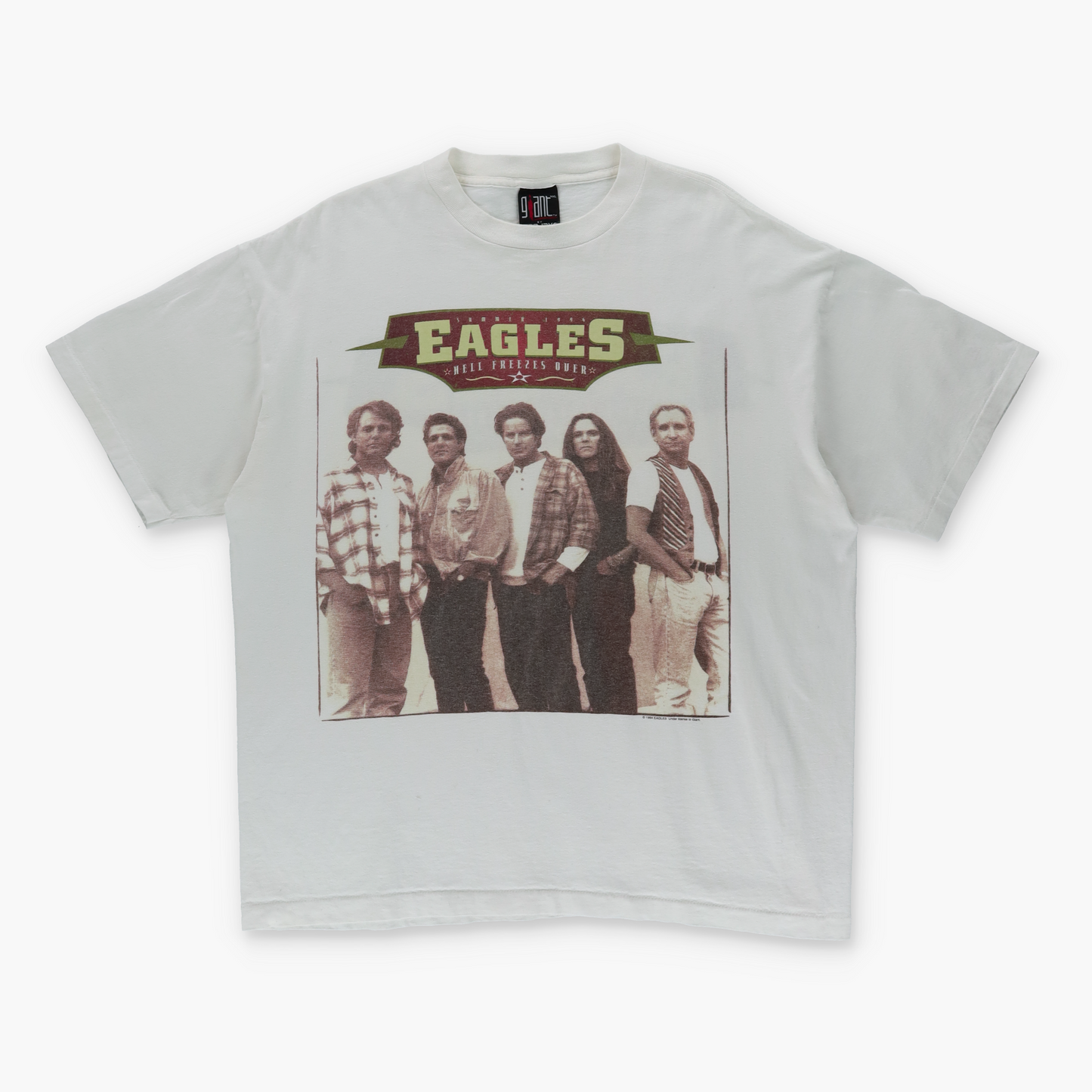 1994 EAGLES 'Hell Freezes Over' World Tour USA Made Band Tee (XXL)