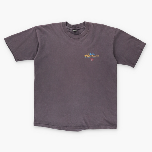 Vintage QUICKSILVER Y2K Hawaiian USA Made Single Stitch T-Shirt (L)