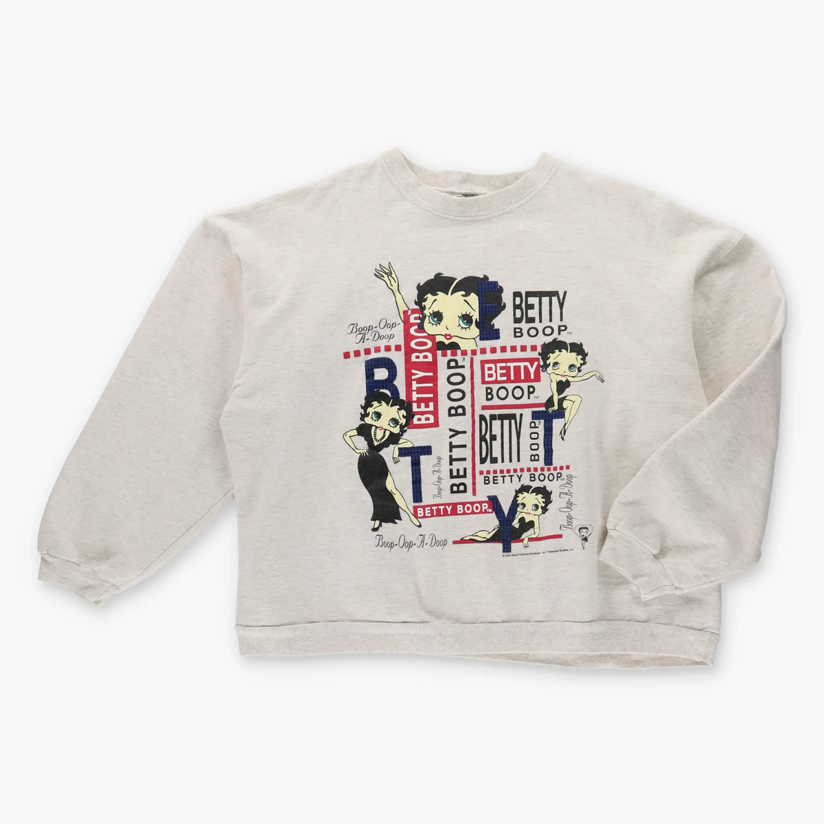 Vintage 1993 BETTY BOOP 'Boop-oop-a-doop' USA Made 50/50 Sweatshirt (M)