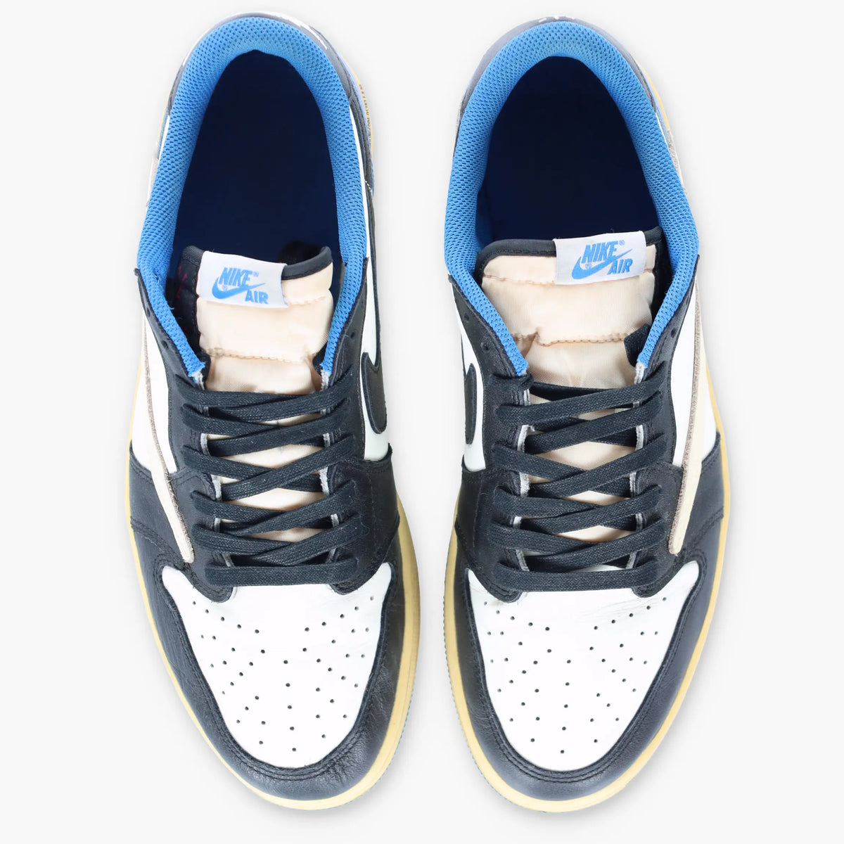 NIKE Air Jordan 1 x Travis Scott Cactus Jack Fragment Design Low Sneakers (12)