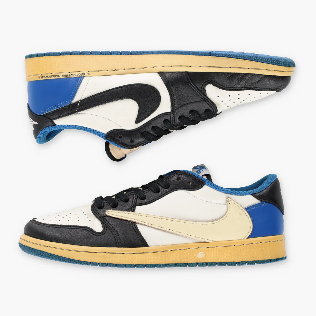 NIKE Air Jordan 1 x Travis Scott Cactus Jack Fragment Design Low Sneakers (12)
