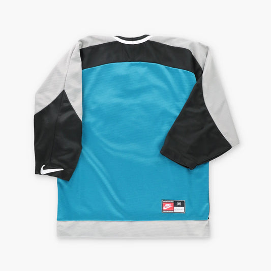 Vintage NIKE San Jose Sharks NHL 90s Canadian Made Teal Hockey Jersey (M)