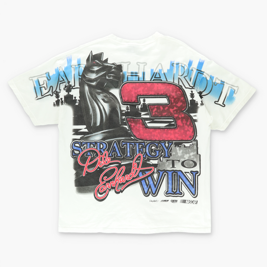 NASCAR Dale Earnhadt 'Makin Moves' All Over Chess CHASE T-Shirt (L-XL)