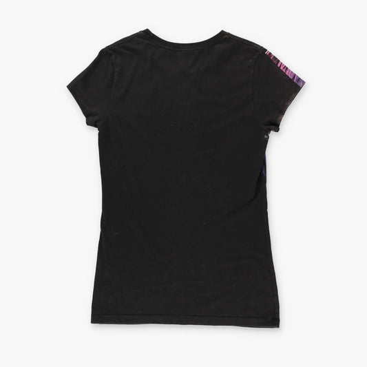 TAPOUT Y2K Wrestling Pink & Purple Crown Graphic Tee (Women's M) Vintage Sole Melbourne