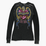 AFFLICTION Y2K Eagle Mesh Distressed Long Sleeve Top (Women's M-L)