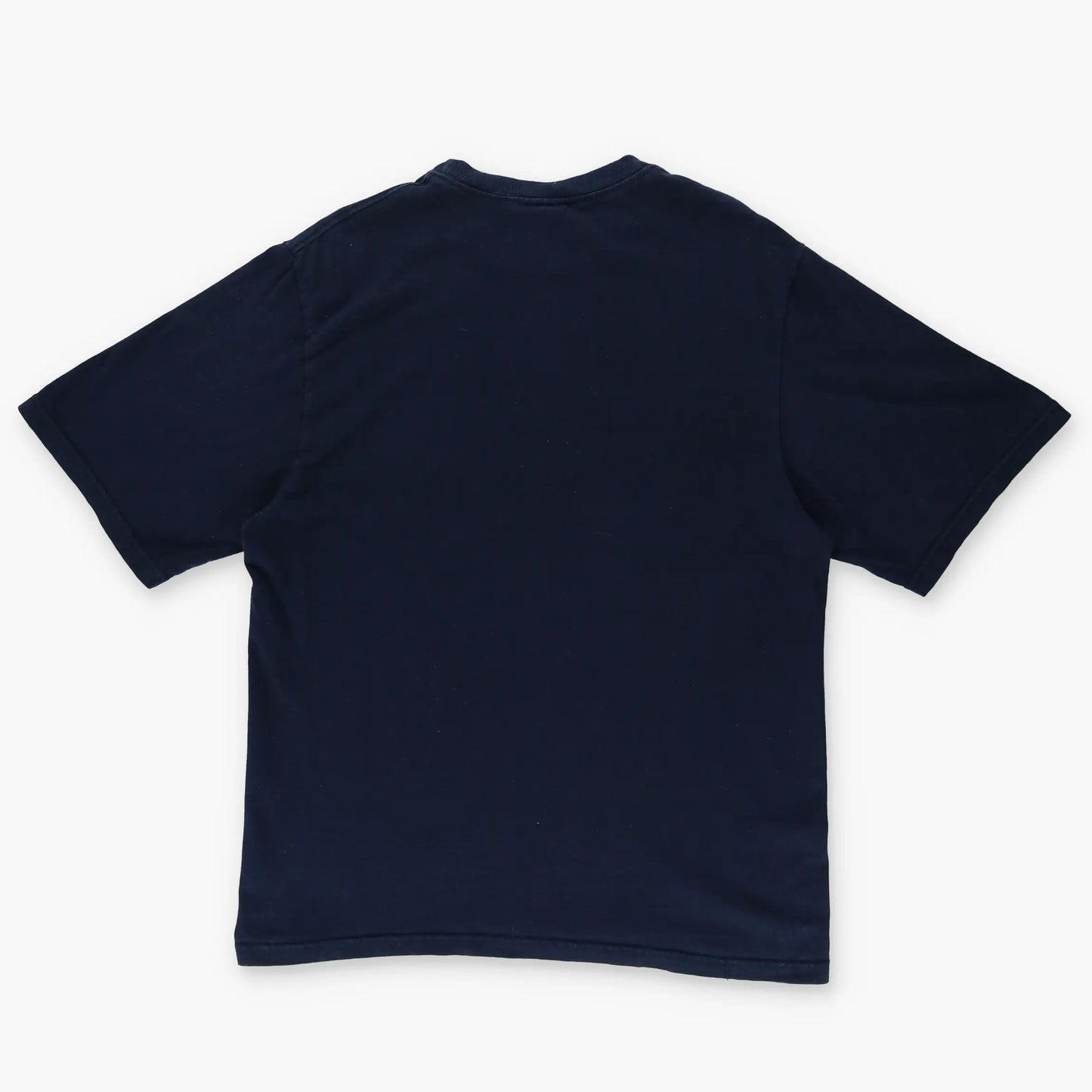 TOMMY HILFIGER Navy Spell Out Logo USA Made Tee (M) Vintage Sole Melbourne