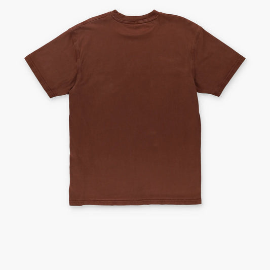 CARHARTT Brown Embroidered Script T-Shirt (M) Vintage Sole Melbourne