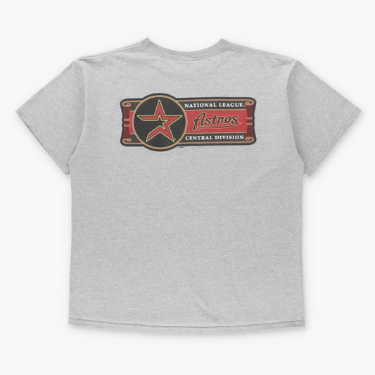 Vintage NIKE Team Houston Astros National League MLB Centre Swoosh Grey T-Shirt (L-XL) Vintage Sole Melbourne