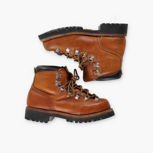 Vintage RED WING 70s 'Irish Setter' Brown Leather Boots USA Made (6)